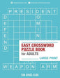 Easy Crossword Puzzle Books for Adults Large Print: Crossword Easy Puzzle Books - Paperback
