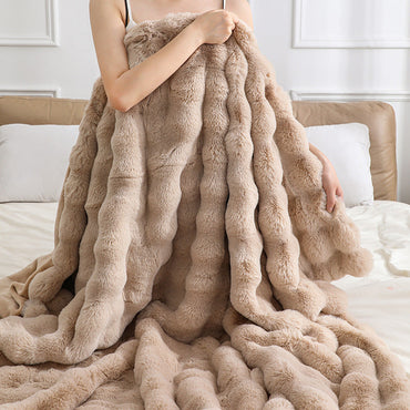 Modern Plush Milk Velvet Flannel Throw Blanket