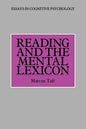 Reading and the Mental Lexicon - Paperback