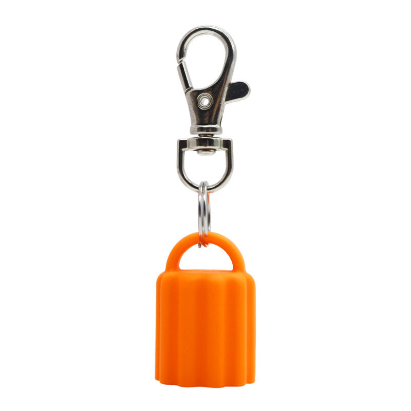 Silicone Universal Lip Gloss Keychain Silicone Cap Lipstick Cover