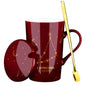 Gift Box With Lid Spoon Milk Coffee Cup