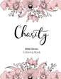 Charity Bible Verse Coloring Book: 8.5" x 11" 50 Mandala Coloring Pages 110 Pages A Scripture Coloring Book for Adults & Teens - Paperback