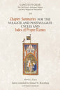 Lancelot-Grail 10: Chapter Summaries for the Vulgate and Post-Vulgate Cycles and Index of Proper Names - Paperback