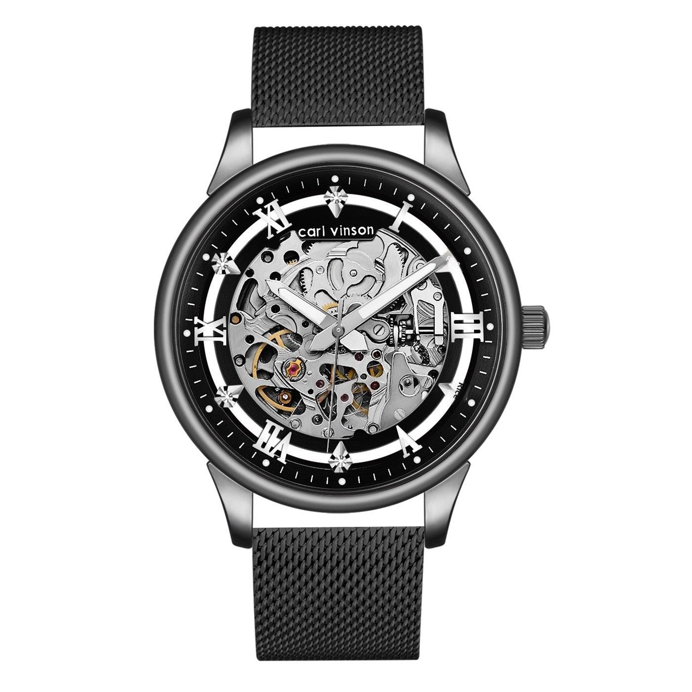 Fully Automatic Hollowed-Out Mens Mechanical Watch