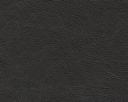 Contemporary Black Cushioned Rectangular Ottoman Finish