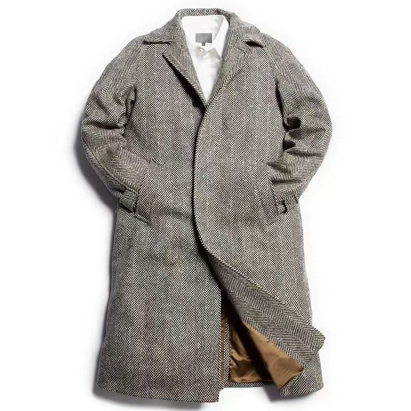 Loose-fitting Casual Cashmere Wool Coat