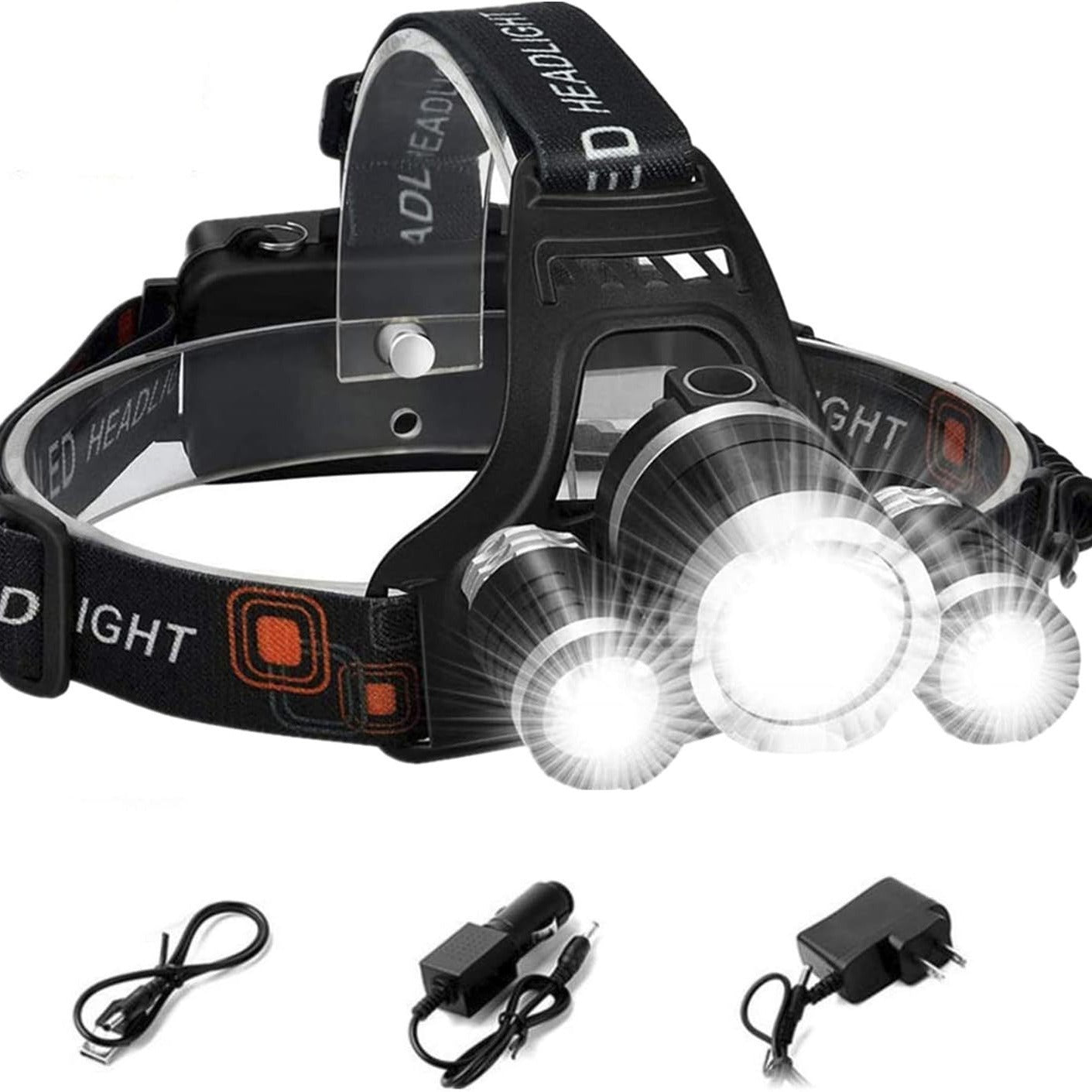 LED Outdoor Lighting Charging 20W High-power Induction T6 Light