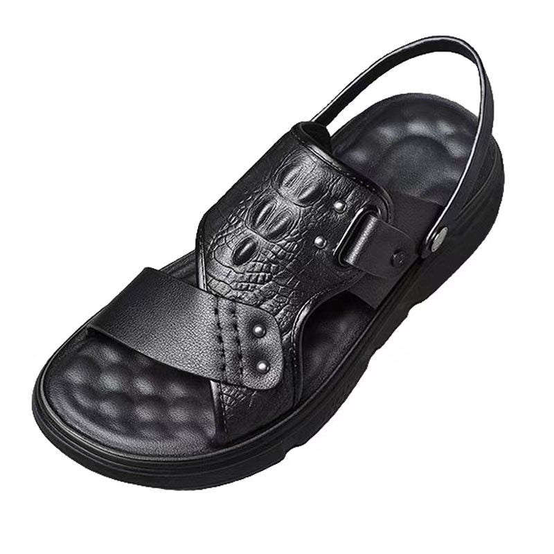 Summer Beach Non-Slip Breathable Thick Soft-Soled Durable Dual-Use Mens Sandals