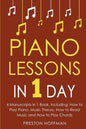 Piano Lessons: In 1 Day - Bundle - The Only 4 Books You Need to Learn How to Play Piano Music, Piano Chords and Piano Exercises Today - Paperback