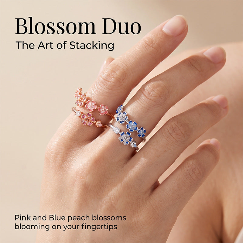 Exquisite And Elegant Flower Cluster Ring For Women
