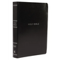 NKJV, Reference Bible, Center-Column Giant Print, Leather-Look, Black, Indexed, Red Letter Edition, Comfort Print - Imitation Leather