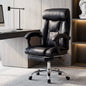Executive Office Chair with Foot Rest, Adjustable Height High Back Reclining ...