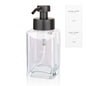 Foaming Soap Dispenser with Stainless Steel Pump 12oz Refillable Glass Liquid Dish Soap Bottles for Bathroom Kitchen Sink Home Decor