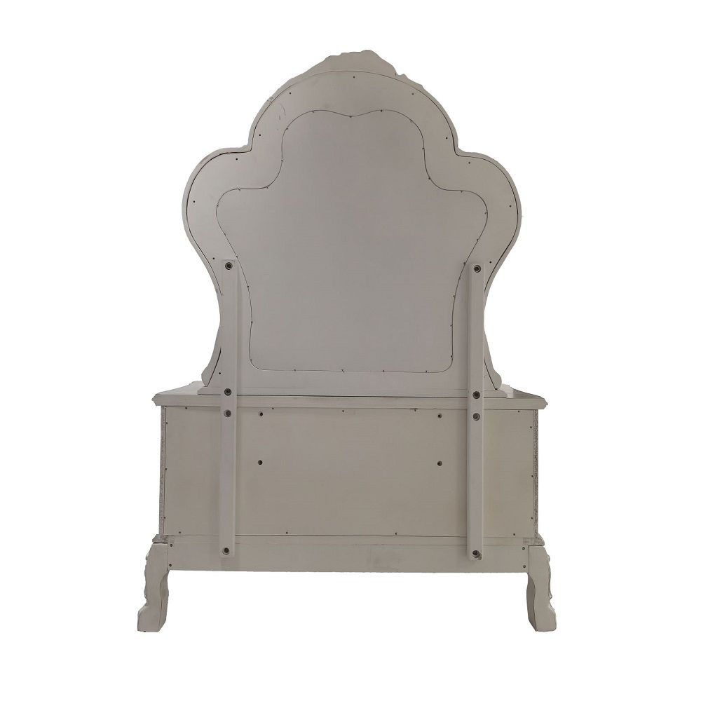 Dresden II - Vanity Desk - Bone White