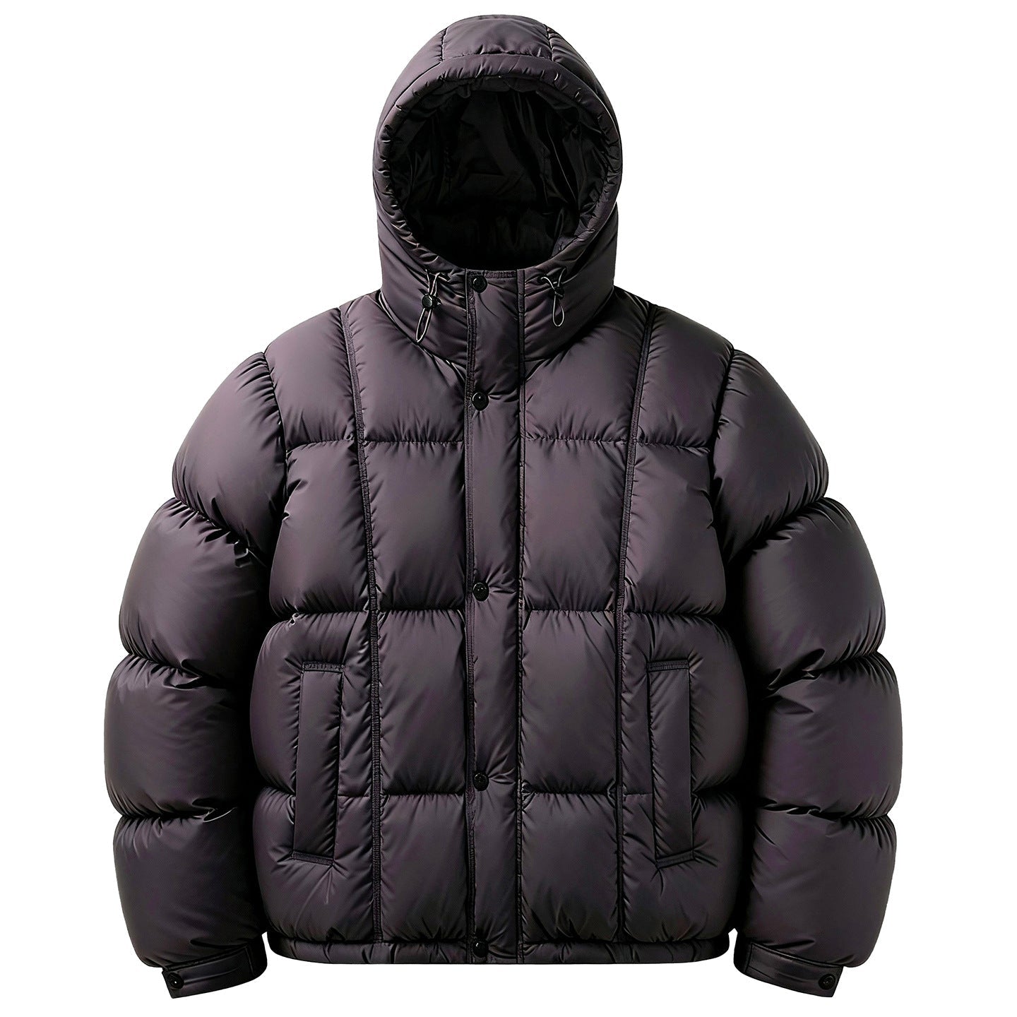 Men's Casual Loose-Fitting Hooded Down Jacket