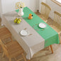 Printed Check Thickened Round Table Wash Free