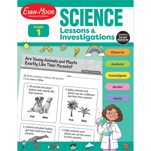 Science Lessons and Investigations, Grade 1 Teacher Resource - Paperback