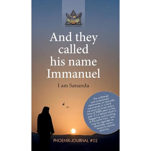 And they called his name Immanuel - Hardcover