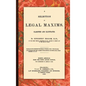 A Selection of Legal Maxims - Hardcover