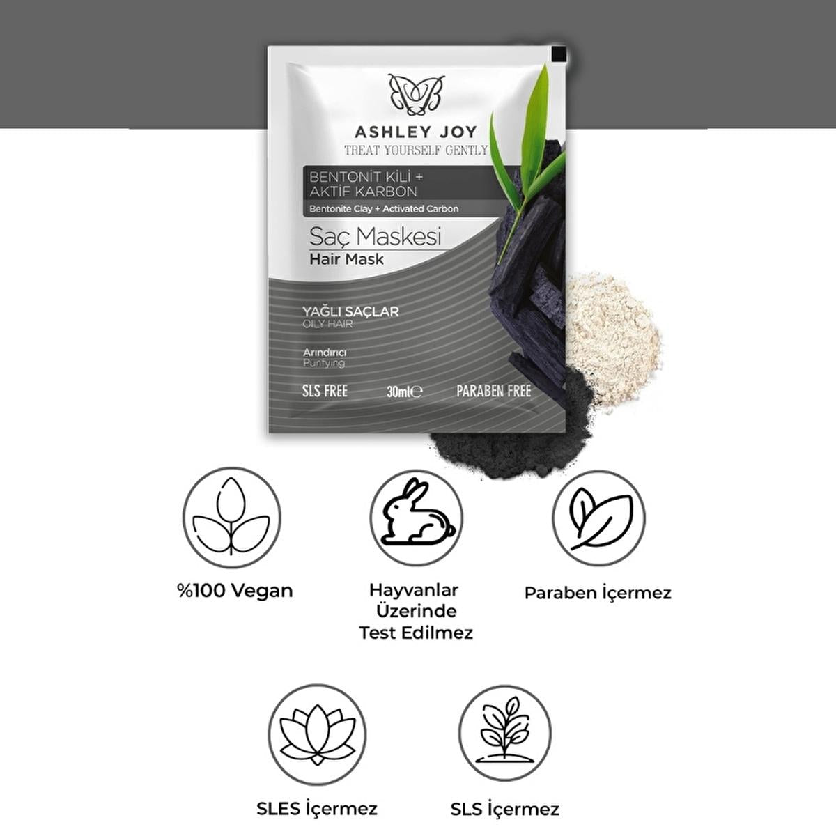 Ashley Joy Volumizing & Strengthening Hair Mask: Murumuru Oil & Bamboo Extract for Chemically Treated Hair - Thermal Protection & Thickening