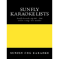 Sunfly Karaoke lists: reference numbers song/artist titles for Karaoke - Paperback