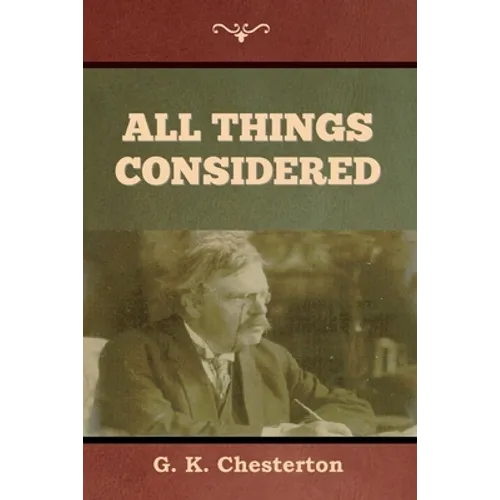 All Things Considered - Paperback