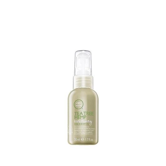 Paul Mitchell Tea Tree Hemp Repairing Hair and Body Oil - 50ml, Natural Skincare, Nourishing and Antifungal Properties