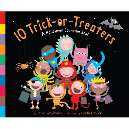 10 Trick-Or-Treaters: A Halloween Book for Kids and Toddlers - Board Book