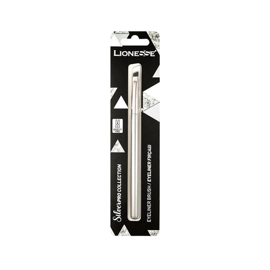 Lionesse Silver Collection Eyeliner Brush - High-Quality Makeup Brush for Precise Application