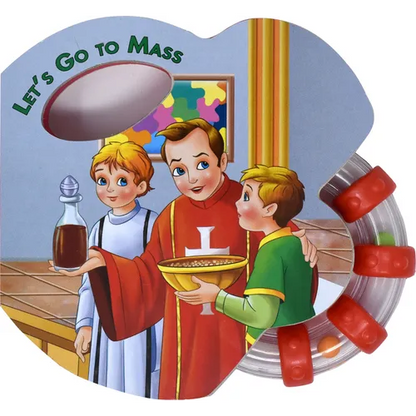 Let's Go to Mass (Rattle Book) - Board Book