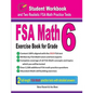 FSA Math Exercise Book for Grade 6: Student Workbook and Two Realistic FSA Math Tests - Paperback