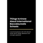Things to Know About International Baccalaureate Schools - Paperback