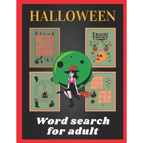 Halloween word search for adult: Halloween puzzle book - Paperback