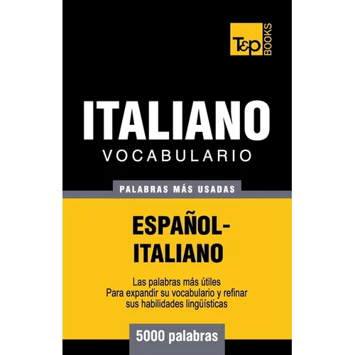 Vocabulario español-italiano - 5000 palabras más usadas - Paperback
