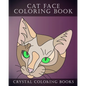 Cat Face Coloring Book: 30 Easy Line Drawing Cat Face Coloring Pages. - Paperback