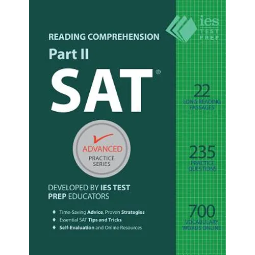 SAT Reading Comprehension, Part II: Accelerated Practice - Paperback