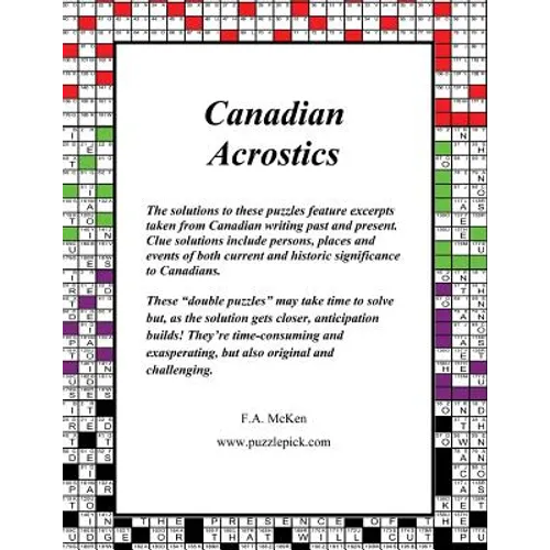 Canadian Acrostics - Paperback
