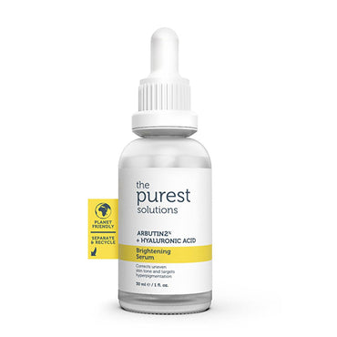 The Purest Solutions Skin Toning Serum - Brightens & Evens Skin Tone with Alpha Arbutin & Hyaluronic Acid