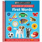 Brain Games - Sticker by Number: First Words (for Kids Ages 3-6): A Kid's Sticker Activity Book with More Than 150 Stickers! - Spiral