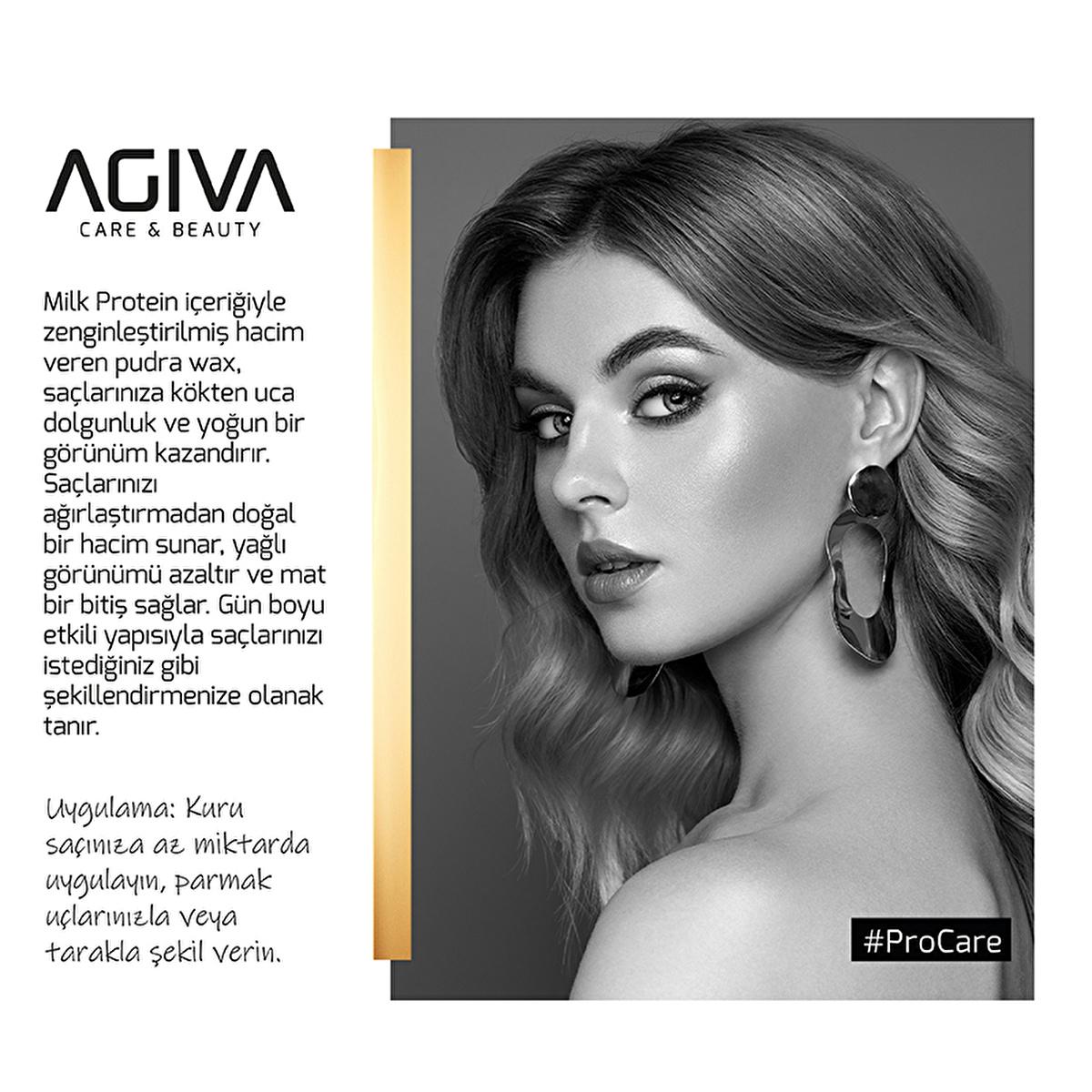 Agiva Milk Protein Hair Styling Powder: Volumizing, Oil Absorbing, Matte Finish Hair Volume Powder For Thicker, Fuller Hair