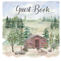 Cabin house guest book (hardback), comments book, guest book to sign, vacation home, holiday home, visitors comment book - Hardcover