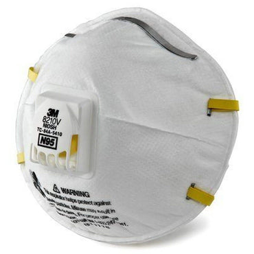 10-Pack: 3M N95 Particulate Respirator Mask with Cool Flow Valve 8210V