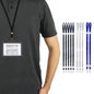 10-Pack: Adjustable Face Mask Loop Extender Id Name Badges CDC Card Holder Lanyards