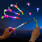 10-Piece: Amazing Led Light Arrow Rocket Helicopter Flying Toy