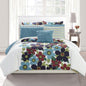 10-Piece Set: Queen Oversized Floral Comforter Set