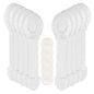10-Pieces: Kids Safety Locks with 5 Furniture Corner Protectors