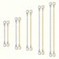 10-Pieces: Stainless Steel Chain Extender