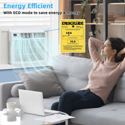 10000 BTU Window Air Conditioner-White