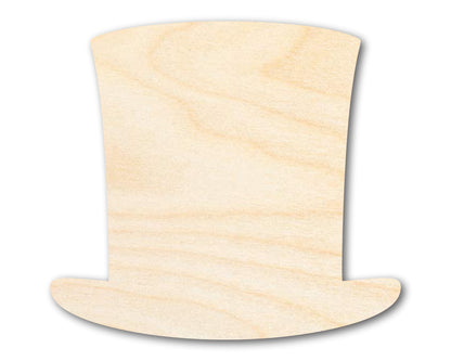Unfinished Wood Abraham Lincoln Hat Silhouette | Craft Cutout | Up to 36" DIY