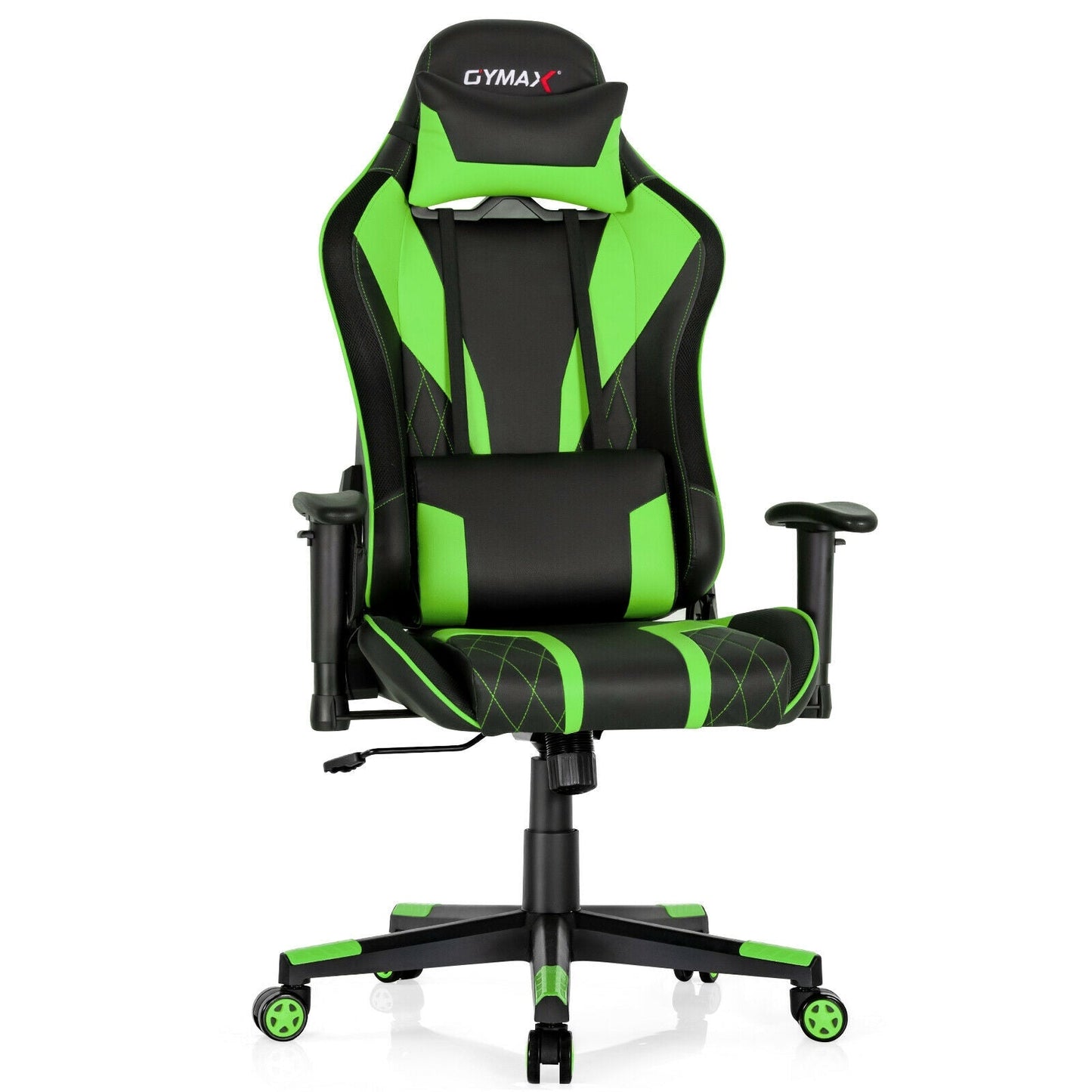 Gaming Chair Adjustable Swivel Computer Chair with Dynamic LED Lights